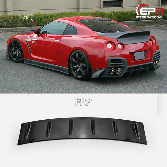 Nissan GTR R35 CBA DBA EBA 2008 2009 2010 2011 2012 2013 2014 2015 2016 2017 2018 2019 2020 2021 2022 2023 2024 with Aftermarket Parts - Vortex Generator Roof Spoiler Carbon Fiber / FRP from EPR USA