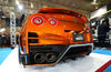 Nissan GTR R35 CBA DBA EBA 2008 2009 2010 2011 2012 2013 2014 2015 2016 2017 2018 2019 2020 2021 2022 2023 2024 with Aftermarket Parts - TS Style Rear Lip & Rear Bumper & Rear Under Bumper Carbon Fiber / FRP from EPR USA