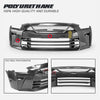 Nissan GTR R35 EBA 2017 2018 2019 2020 2021 2022 2023 2024 with Aftermarket Parts - TSVS Style Front Lip & Undertray & Front Bumper Carbon Fiber / FRP from EPR USA