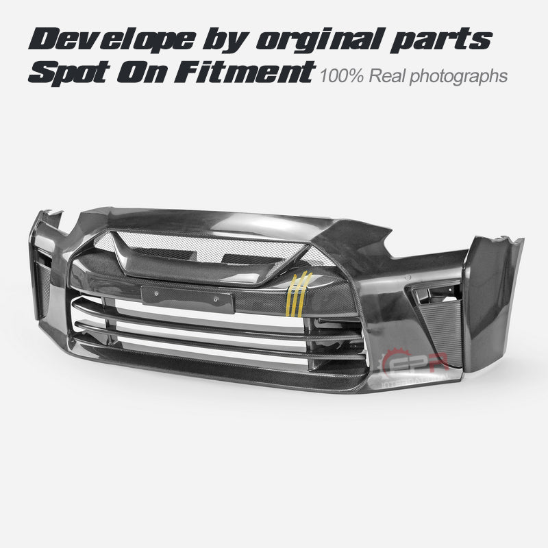 GTR R35 EBA Aftermarket Parts - EPR USA Front Lip & Undertray & Front ...