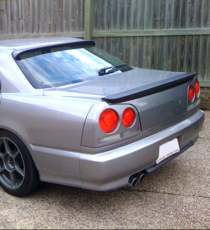 Nissan HR34 ER34 GTT 1999 2000 2001 2002 2003 2004 with Aftermarket Parts - Roof Wing Carbon Fiber / FRP from EPR USA