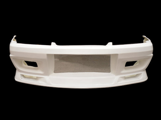 Nissan R32 Skyline GTS 1989 1990 1991 1992 1993 1994 & R32 Skyline 4 Door 1989 1990 1991 1992 1993 1994 with Aftermarket Parts - Do Luck Style Front Bumper FRP from EPR USA