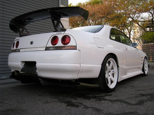 Nissan R33 Skyline GTR 1995 1996 1997 1998 with Aftermarket Parts - TS Style Rear Diffuser Carbon Fiber / FRP from EPR USA