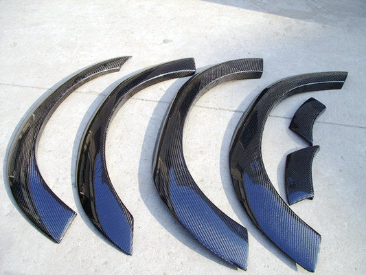 Nissan R33 Skyline GTST Series 1 1993 1994 1995 1996 & R33 Skyline GTST Series 2 1997 1998 with Aftermarket Parts - Wheel Arches Carbon Fiber / FRP from EPR USA