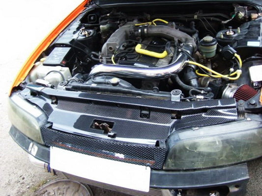 Nissan R33 Skyline GTST Series 1 1993 1994 1995 1996 & R33 Skyline GTST Series 2 1997 1998 with Aftermarket Parts - Garage Style Cooling Panel Carbon Fiber / FRP from EPR USA