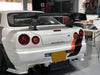 Nissan R34 GTR GTT HR34 ER34 GTT 1999 2000 2001 2002 2003 2004 with Aftermarket Parts - TS Style GT Spoiler Carbon Fiber / FRP from EPR USA