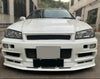 Nissan R34 GTT ER34 HR34 GTT 1999 2000 2001 2002 2003 2004 with Aftermarket Parts - S Tune Style Front Bumper Carbon Fiber / FRP from EPR USA