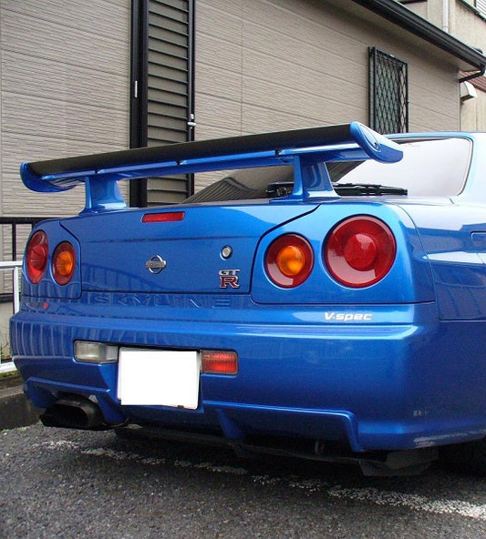 EPR USA Spoiler Rear Small Blade for Nissan R34 GTT HR34 ER34 Carbon Fiber/FRP