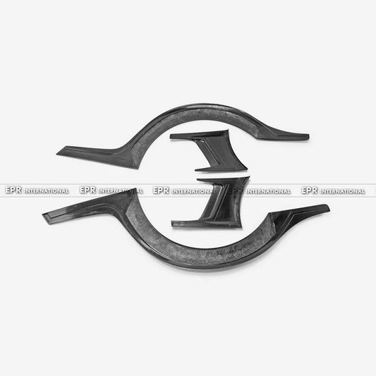 Nissan GTR R35 CBA DBA EBA 2008 2009 2010 2011 2012 2013 2014 2015 2016 2017 2018 2019 2020 2021 2022 2023 2024 with Aftermarket Parts - Rear Fender Flares Carbon Fiber / FRP from EPR USA