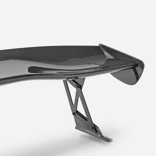 Honda Civic Type-R FK8 2017 2018 2019 2020 2021 & Civic 10th Gen FK7 2017 2018 2019 2020 2021 with Aftermarket Parts - JS Style Rear GT Spoiler Carbon Fiber / FRP from EPR USA