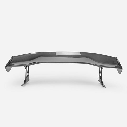 Honda Civic Type-R FK8 2017 2018 2019 2020 2021 & Civic 10th Gen FK7 2017 2018 2019 2020 2021 with Aftermarket Parts - JS Style Rear GT Spoiler Carbon Fiber / FRP from EPR USA