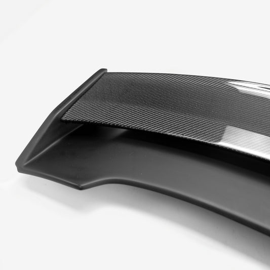 Fiat 500 Abarth 595 2012 2013 2014 2015 2016 2017 2018 2019 with Aftermarket Parts - Rear Spoiler Carbon Fiber / FRP from EPR USA