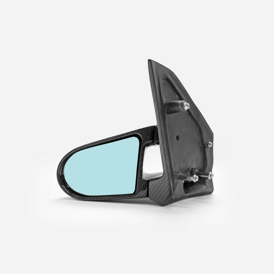 Honda Civic EP 7th 2001 2002 2003 2004 2005 with Aftermarket Parts - Right Hand Drive Mirror Cap Carbon Fiber / FRP from EPR USA