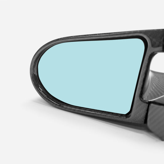 Honda Civic EP 7th 2001 2002 2003 2004 2005 with Aftermarket Parts - Right Hand Drive Mirror Cap Carbon Fiber / FRP from EPR USA