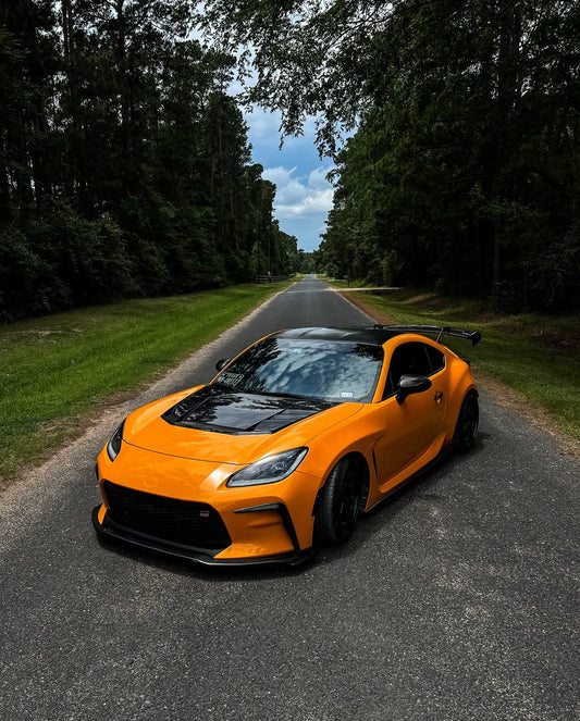 Subaru BRZ ZD8 2022 2023 2024 & Toyota GR86 ZN8 2022 2023 2024 with Aftermarket Parts - VRS Style Hood Carbon Fiber / FRP from EPR USA