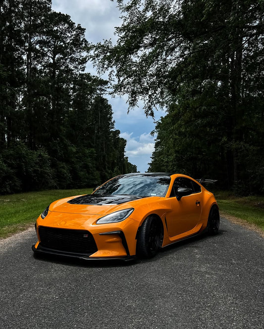 Subaru BRZ ZD8 2022 2023 2024 & Toyota GR86 ZN8 2022 2023 2024 with Aftermarket Parts - VRS Style Hood Carbon Fiber / FRP from EPR USA