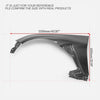 Subaru Toyota BRZ ZD8 2022 2023 2024 & GR86 ZN8 2022 2023 2024 with Aftermarket Parts - OEM Style Front Fender Carbon Fiber / FRP from EPR USA