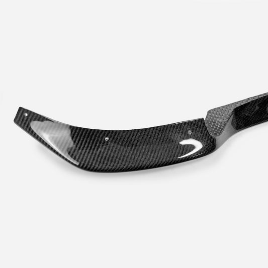 Fiat 595 Abarth Series 4 2016 2017 2018 2019 with Aftermarket Parts - TA Style Front Lip Carbon Fiber from EPR USA
