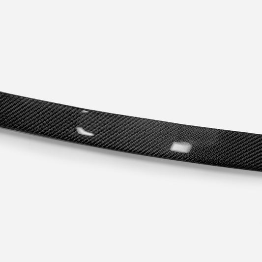 Fiat 595 Abarth Series 4 2016 2017 2018 2019 with Aftermarket Parts - TA Style Front Lip Carbon Fiber from EPR USA