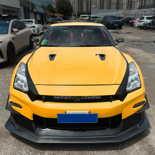 Upgrade Your Nissan Nissan GTR R35 EBA 2024 T Spect 2024 with Aftermarket Parts - TS Style Front Lip Carbon Fiber from EPR USA