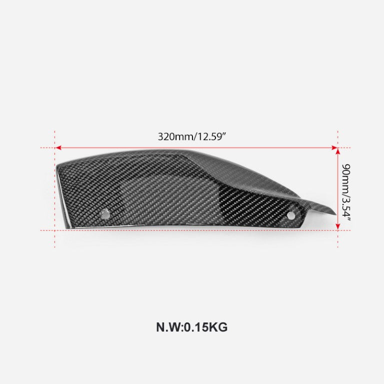 Toyota GR86 ZN8 2022 2023 2024 with Aftermarket Parts - TMS Style Rear Spat Carbon Fiber / FRP from EPR USA