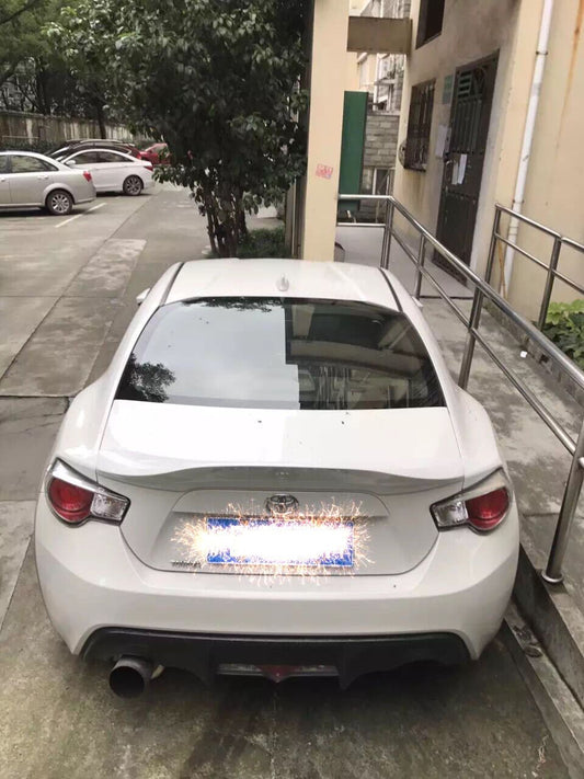 Toyota GT86 86 TRD GT SE Base 2017 2018 2019 2020 & Scion FR-S FRS 2013 2014 2015 2016 & Subaru BRZ TS Limited Premium 2013 2014 2015 2016 2017 2018 2019 2020 with Aftermarket Parts - TP Style Rear Spoiler Carbon Fiber / FRP from EPR USA