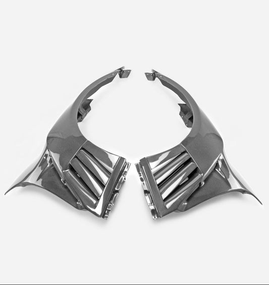 Nissan GTR R35 CBA DBA EBA 2008 2009 2010 2011 2012 2013 2014 2015 2016 2017 2018 2019 2020 2021 2022 2023 2024 with Aftermarket Parts - VRS Style Front Fender Carbon Fiber from EPR USA