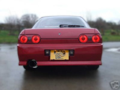 Nissan R32 Skyline GTS 1989 1990 1991 1992 1993 1994 with Aftermarket Parts - VX Style Rear Bumper FRP from EPR USA