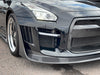 Robot Craftsman "Godzilla" Widebody Front Bumper & Lip for Nissan GTR Nismo C/DBA Carbon Fiber/FRP