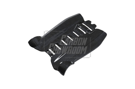 Ferrari 488 GTB & Spider 2016 2017 2018 2019 2020 with Aftermarket Parts - OEM 1:1 Style Engine Cover Dry Pre-preg Carbon Fiber from Aero Republic