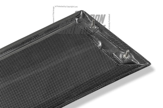 Ferrari SF90 Stradale 2021 2022 2023 2024 2025 with Aftermarket Parts - OEM 1:1 Style Replacement Rear Roof Spoiler Dry Pre-preg Carbon Fiber from Aero Republic