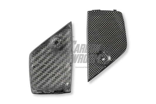 Ferrari SF90 Stradale & Spider 2021 2022 2023 2024 2025 with Aftermarket Parts - OEM 1:1 Style Replacement Engine Bay Panel Dry Pre-preg Carbon Fiber from Aero Republic