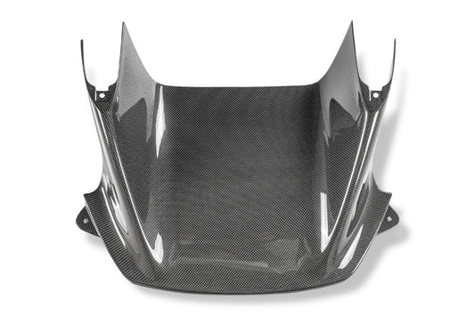Ferrari SF90 Stradale & Spider 2021 2022 2023 2024 2025 with Aftermarket Parts - OEM 1:1 Style Replacement Front Center Intake Trim Pre-preg Carbon Fiber from Aero Republic
