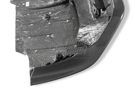 Ferrari SF90 Stradale & Spider 2021 2022 2023 2024 2025 with Aftermarket Parts - OEM 1:1 Style Replacement Rear Diffuser Pre-preg Carbon Fiber from Aero Republic