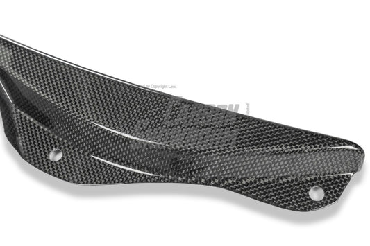 Ferrari SF90 Stradale & Spider 2021 2022 2023 2024 2025 with Aftermarket Parts - OEM 1:1 Style Replacement Front Bumper Corner Small Trim Pre-preg Carbon Fiber from Aero Republic