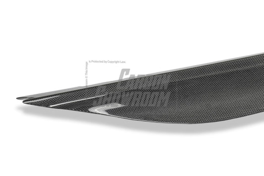 Ferrari SF90 Stradale & Spider 2021 2022 2023 2024 2025 with Aftermarket Parts - Add-on Side Skirts Dry Pre-preg Carbon Fiber from Aero Republic