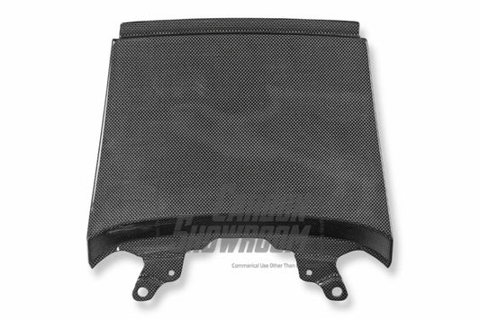 Ferrari SF90 Stradale &amp; Spider 2021 2022 2023 2024 2025 with Aftermarket Parts - OEM 1:1 Style Replacement Engine Bay Center Surround Pre-preg Carbon Fiber from Aero Republic