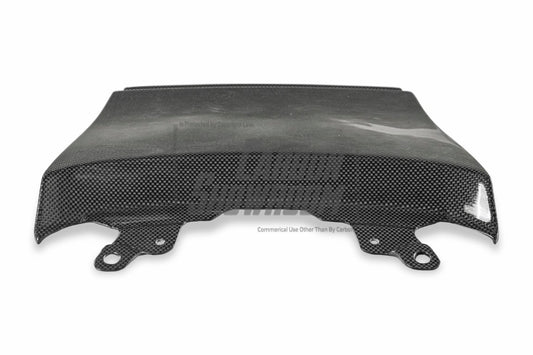 Ferrari SF90 Stradale &amp; Spider 2021 2022 2023 2024 2025 with Aftermarket Parts - OEM 1:1 Style Replacement Engine Bay Center Surround Pre-preg Carbon Fiber from Aero Republic
