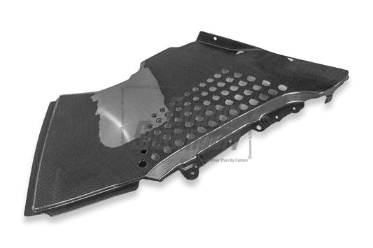 Ferrari SF90 Stradale & Spider 2021 2022 2023 2024 2025 with Aftermarket Parts - OEM 1:1 Style Replacement Engine Bay Side Surround Pre-preg Carbon Fiber from Aero Republic