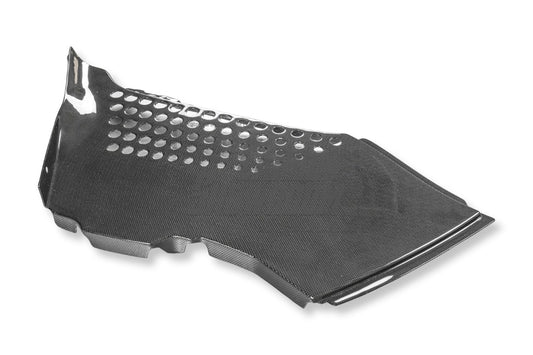 Ferrari SF90 Stradale & Spider 2021 2022 2023 2024 2025 with Aftermarket Parts - OEM 1:1 Style Replacement Engine Bay Side Surround Pre-preg Carbon Fiber from Aero Republic