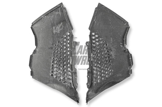 Ferrari SF90 Stradale & Spider 2021 2022 2023 2024 2025 with Aftermarket Parts - OEM 1:1 Style Replacement Engine Bay Side Surround Pre-preg Carbon Fiber from Aero Republic