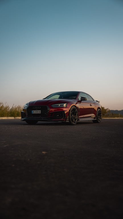 Future Design Carbon Fiber FRONT GRILL SIDE OVERLAY TRIM - "Blaze kit" for Audi RS5 B9 2017-2019 - Performance SpeedShop