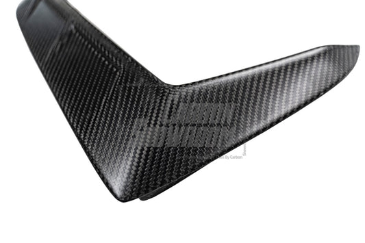 Future Design Blaze Carbon Fiber FRONT GRILL SIDE OVERLAY for Audi RS6 RS7 C8 2020-ON - Performance SpeedShop