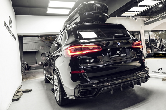 Future Design FD Carbon Fiber REAR DIFFUSER for BMW X5 G05 2019-ON - Performance SpeedShop
