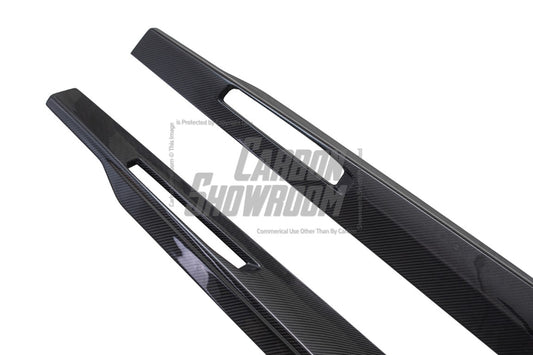 BMW X6 M60I M50I xDrive40i G06 (Fits Pre-LCI& LCI) 2020 2021 2022 2023 2024 & X6M X6MC F96 (Fits Pre-LCI& LCI) 2020 2021 2022 2023 2024 with Aftermarket Parts - Side Skirts Carbon Fiber / FRP from Future Design