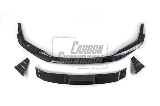 Future Design Blaze Carbon Fiber FRONT LIP SPLITTER for Audi RS6 RS7 C8 2020-ON - Performance SpeedShop