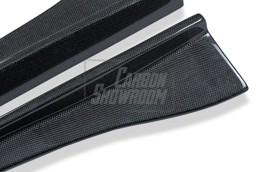 BMW M6 F06 F12 F13 2013 2014 2015 2016 2017 2018 2019 with Aftermarket Parts - 3D Style Side Skirts Carbon Fiber / FRP