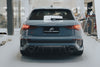 Audi RS3 8Y 2022 2023 2024 with Aftermarket Parts - V1 Rear Diffuser & Canards Pre-preg Carbon Fiber from Future Design