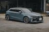 Audi RS3 8Y 2022 2023 2024 with Aftermarket Parts - V1 Side Skirts Pre-preg Carbon Fiber from Future Design