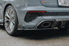 Audi RS3 8Y 2022 2023 2024 with Aftermarket Parts - V1 Rear Diffuser & Canards Pre-preg Carbon Fiber from Future Design